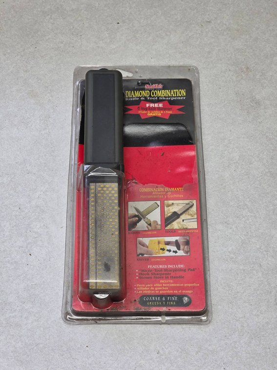 Smith’s Diamond Combination Knife and Tool Sharpener with Original Packaging