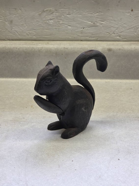 Cast Iron Squirrel Nutcracker in Working Condition