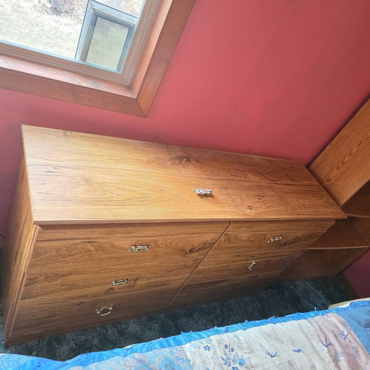 Wooden 6-Drawer Dresser