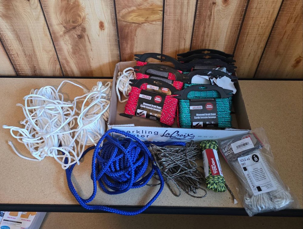 Ropes and Paracord, New and Partial Packages