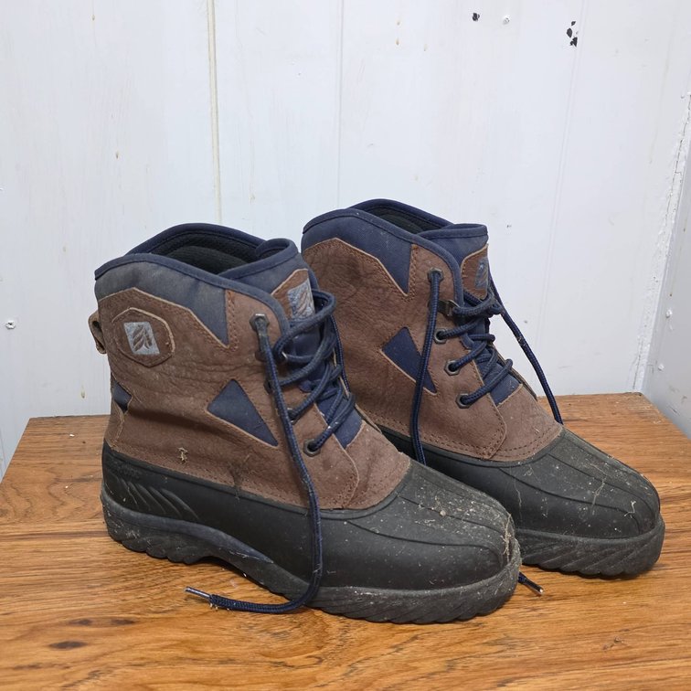 LaCrosse Size 9 Brown and Blue Insulated Lace-Up Boots