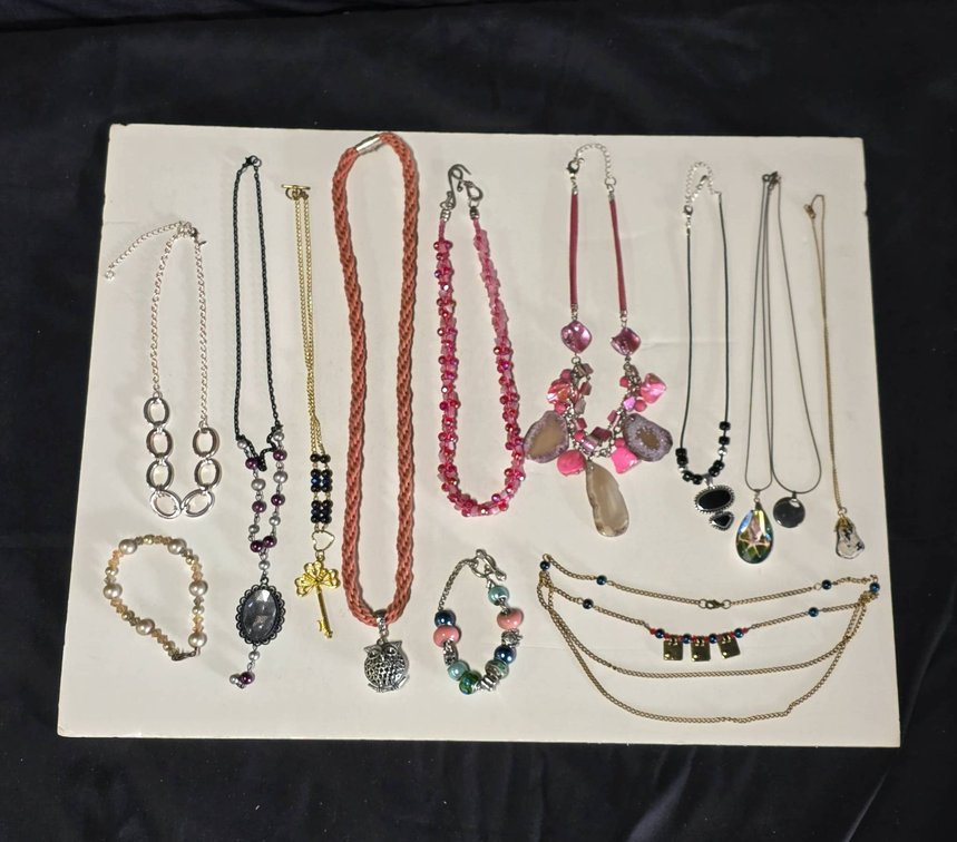 Costume Jewelry Lot | Including Necklaces, Bracelets, and Pendants