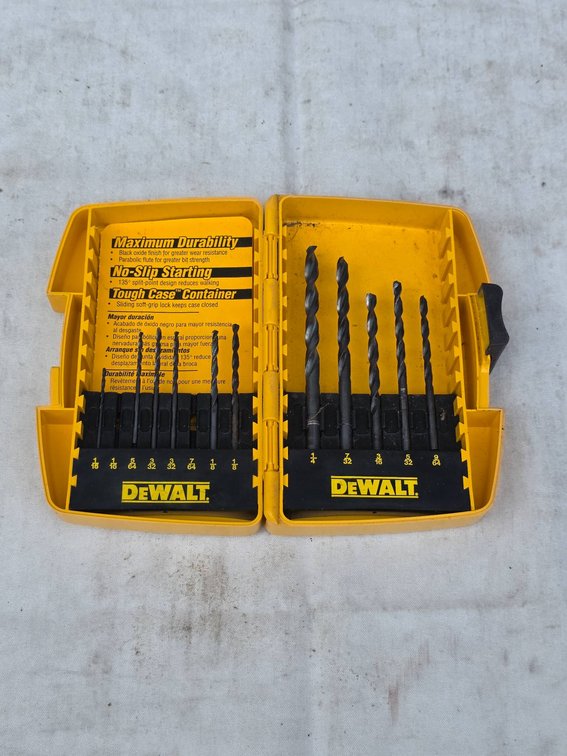 11pc DeWalt Drill Bit Set with Durable Case
