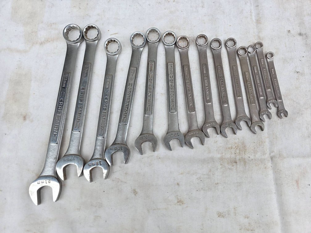 14pc Craftsman Metric Wrench Set, 7mm-21mm