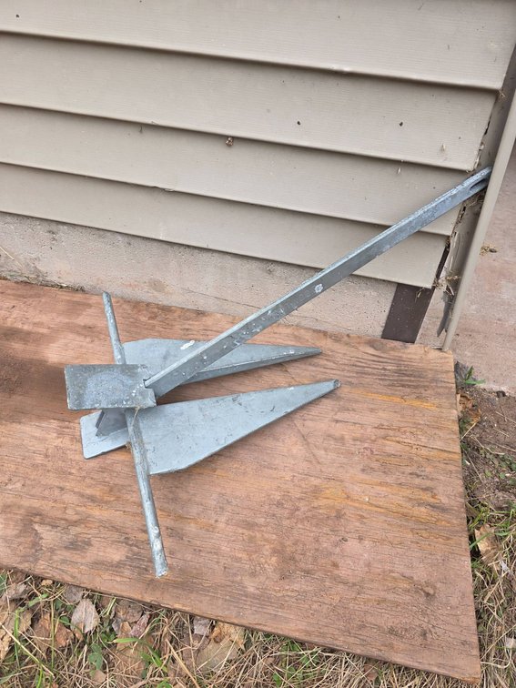 Atwood 3 ft Boat Anchor in Galvanized Steel