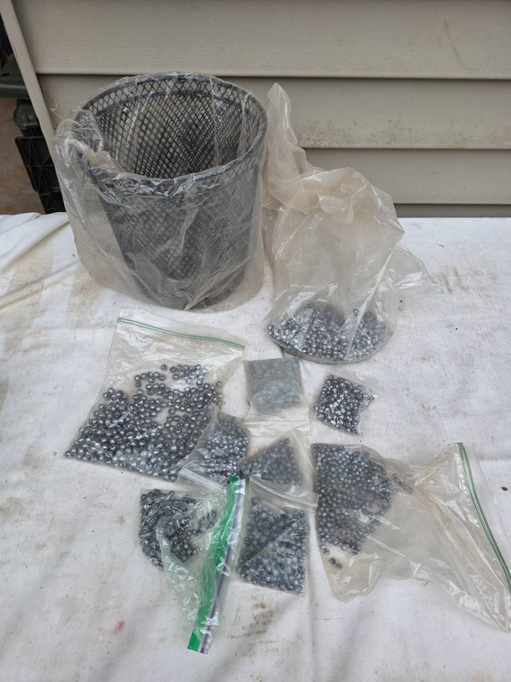 Minnow Trap and Sinkers Fishing Lot
