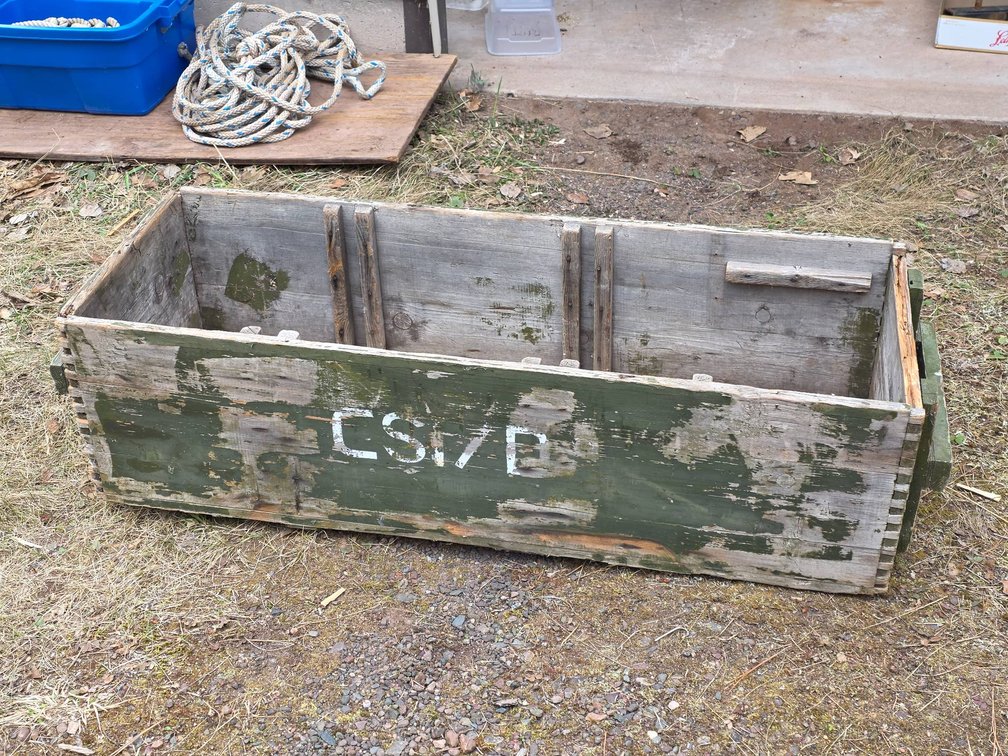 Vintage Firearm Shipping Crate, Wood Construction