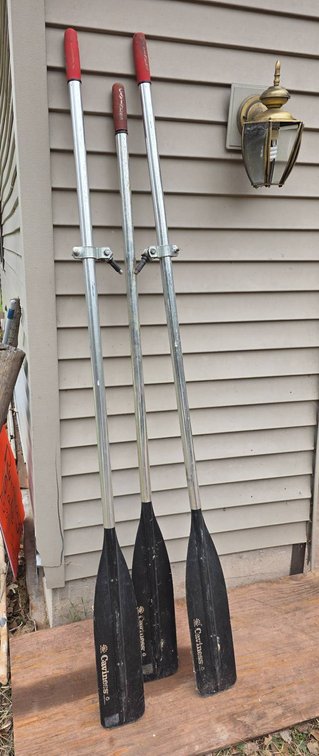3pc Caviness Oar and Paddle Lot