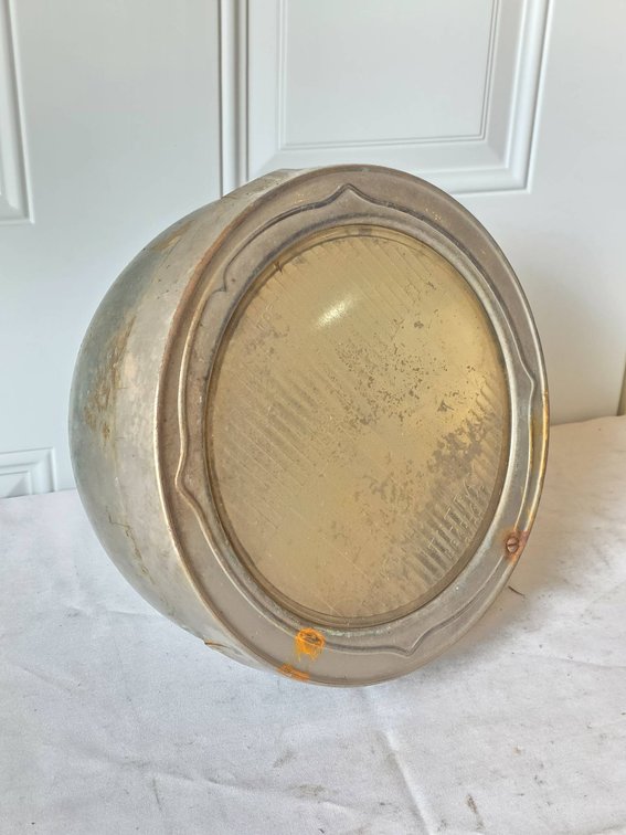 Antique 10.5" Tiltray Headlamp Searchlight for Vehicle Use