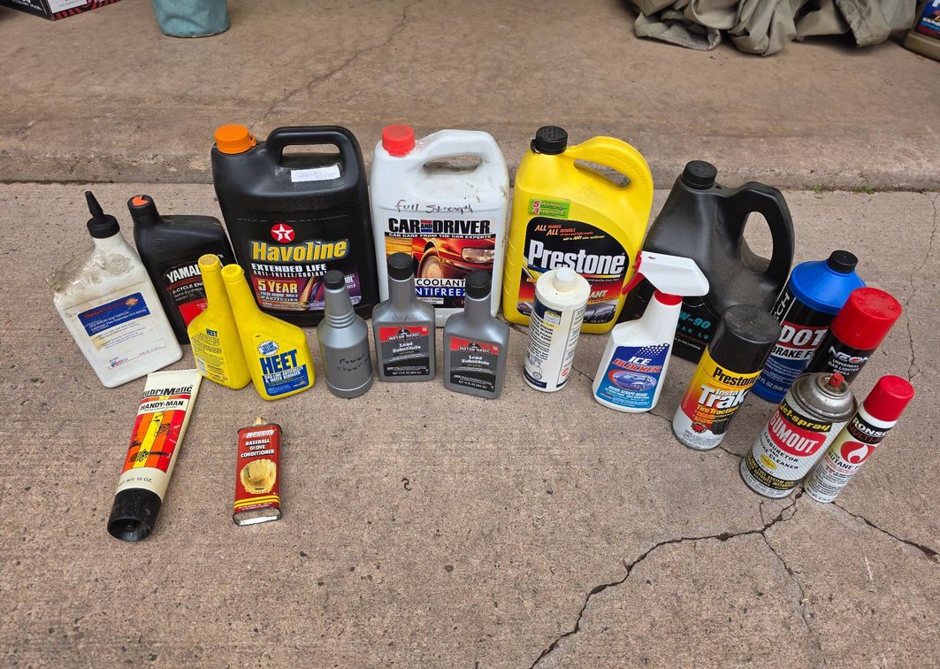 Partial Lot of Automotive Fluids and Additives