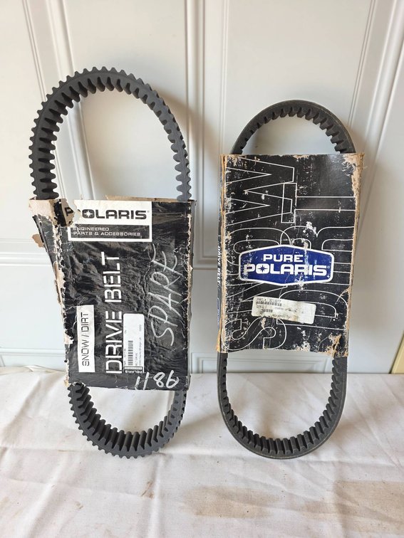 2pc Polaris Drive Belts, Part Numbers 3211077 and 3211118