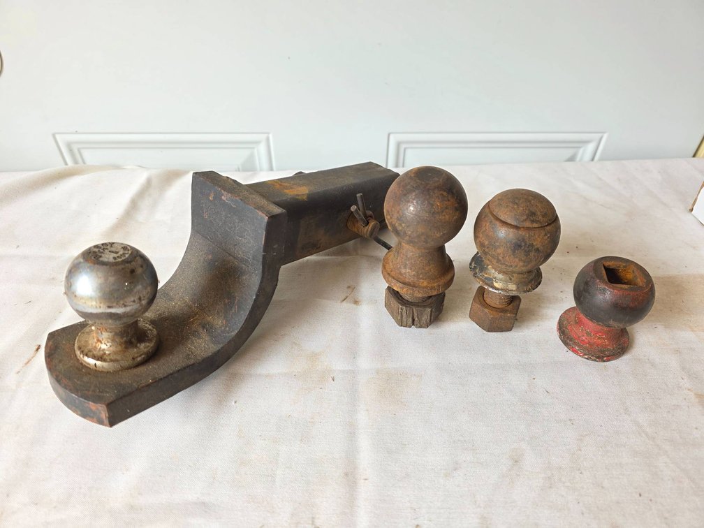 Trailer Balls and 2" Hitch Receiver with 3" Drop
