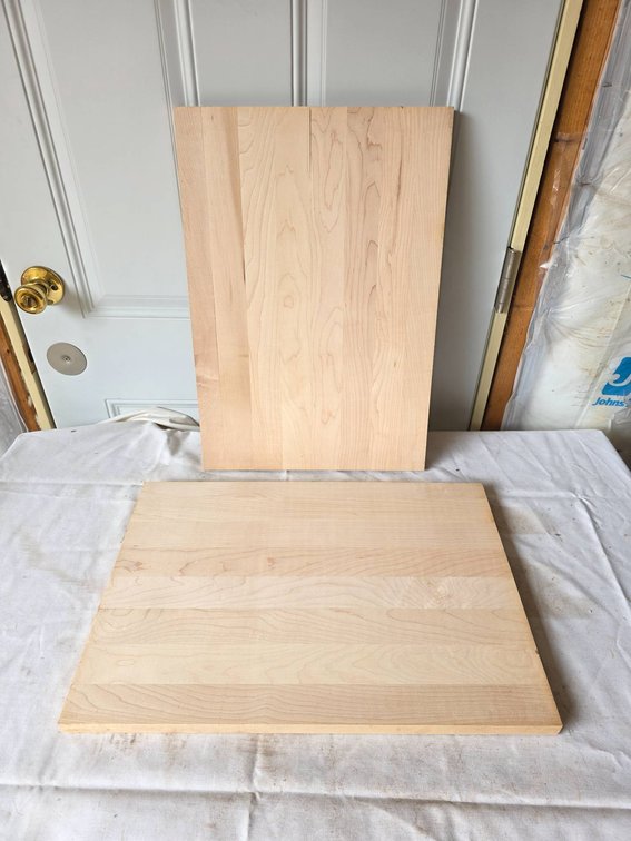 2-Piece Butcher Block Lot, 14.5" x 21" x 3/4" Each
