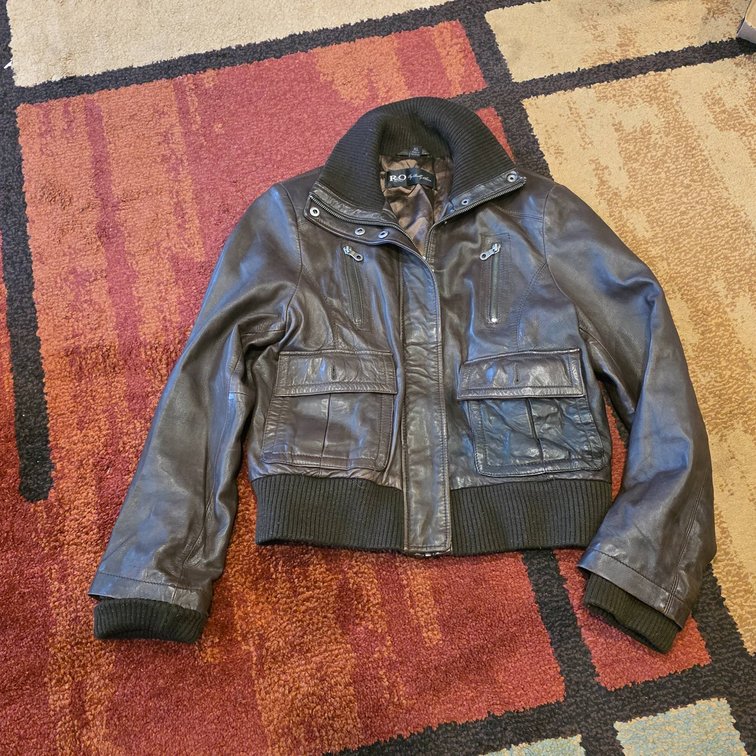 Brown Men's XL Leather Jacket by Reilly Olmes