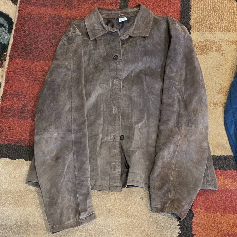 Women’s Medium Brown Suede Jacket
