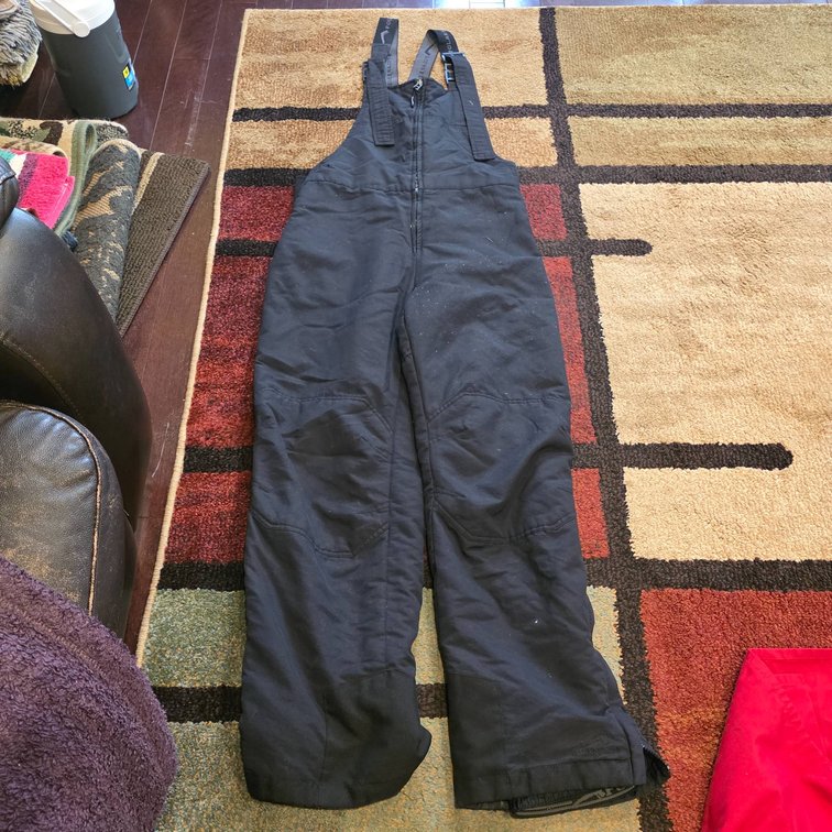 Polar Edge Silver Series Black Ski Pants, Size Medium