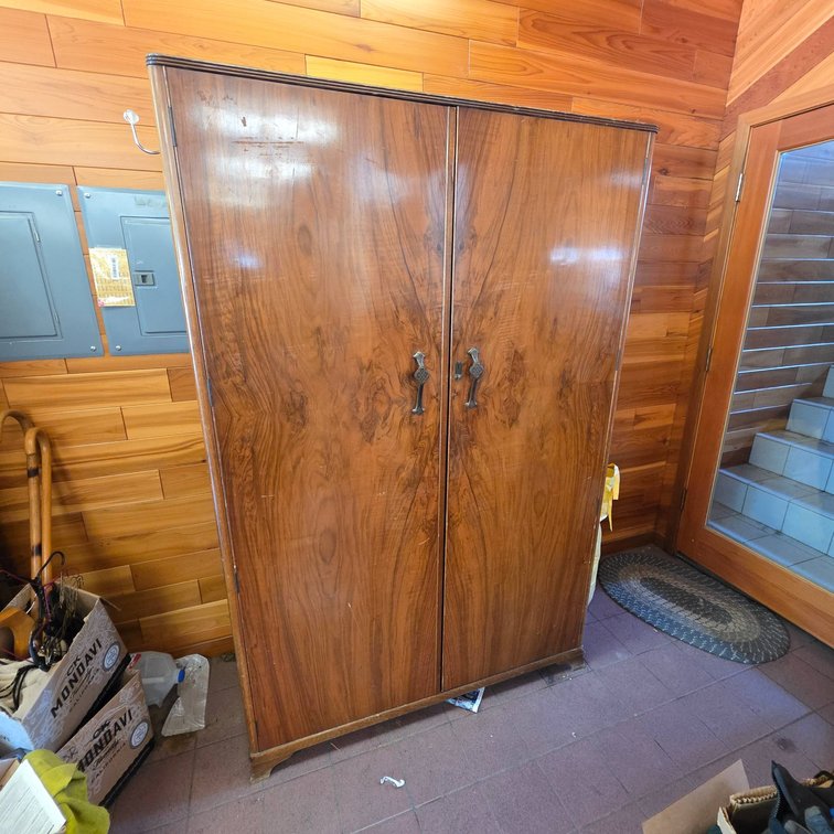 Midcentury Vesper Solid Wood Wardrobe