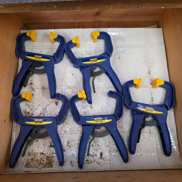 5-Piece Irwin 2-Inch Quick-Grip Clamps Set