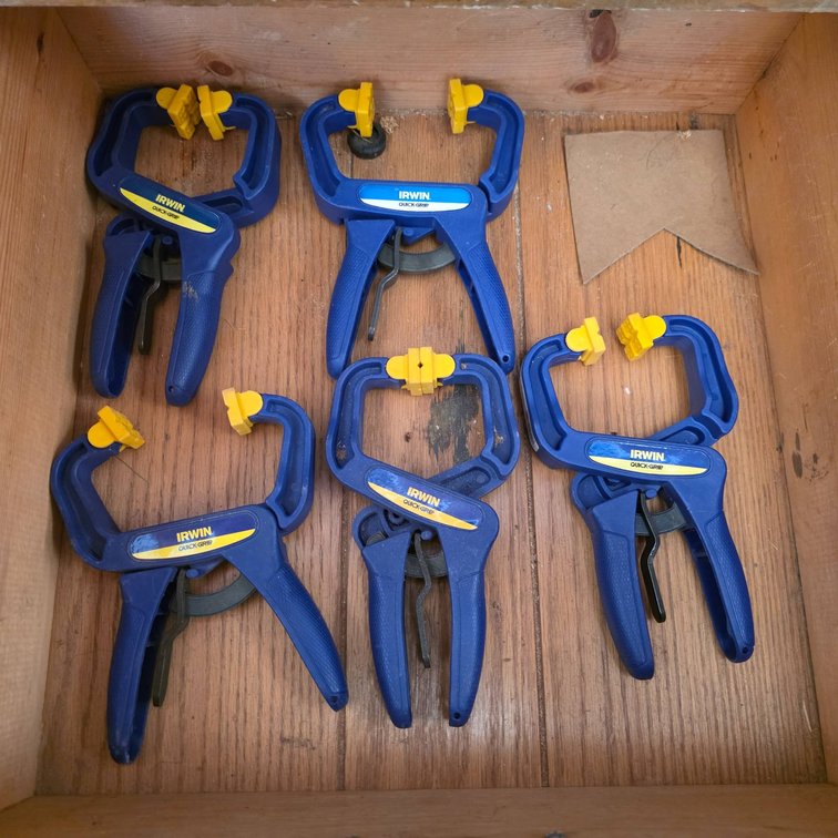 5-Piece Irwin Quick-Grip 2-Inch Clamps