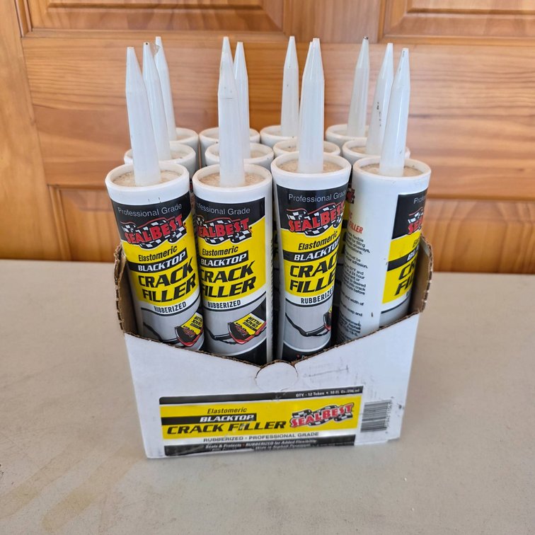 12-Piece SealBest Elastomeric Blacktop Crack Filler, 10 oz Each