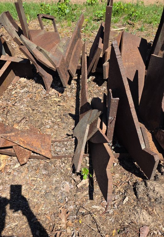 Plate Steel Chunks up to 1.5 Inches Thick