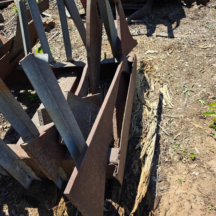 Six Pieces of 1" Thick Plate Steel Chunks