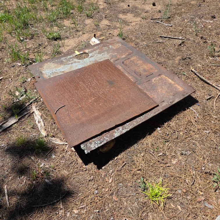 Two Steel Plates Measuring 42x40 Inches and One 3/8-Inch Thick Plate