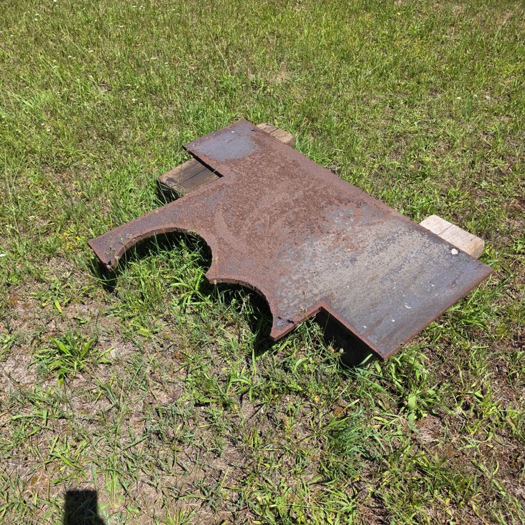  3/4" Plate Steel Section, Approximately 4 Feet Wide