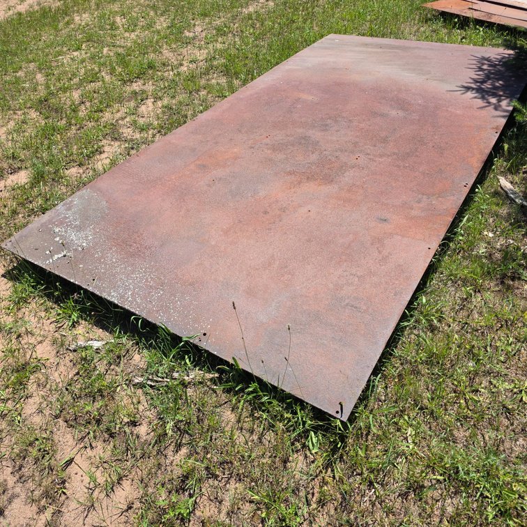 12 ft x 6 ft Plate Steel, 1/8 in Thick