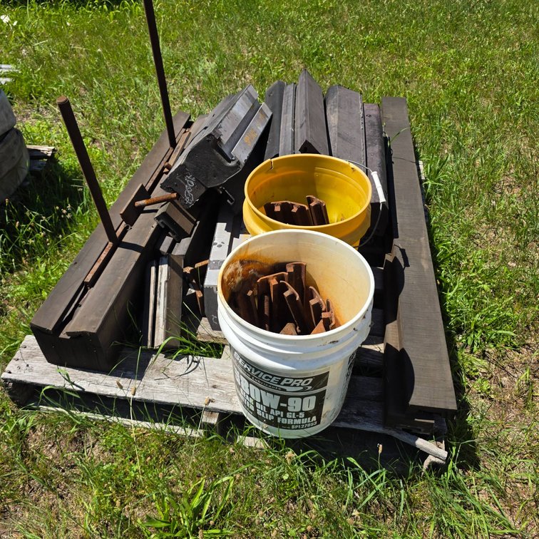 Rubber Bumper Pieces and Parts for Trailers, Longest Approx. 55 Inches