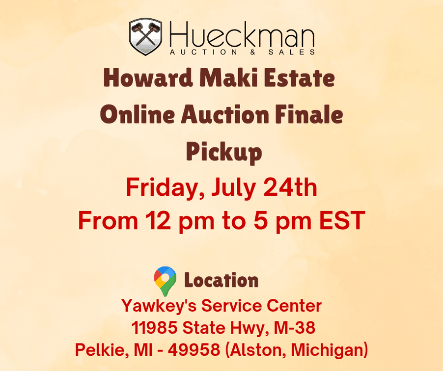 PICKUP DATE | Friday, July 24th