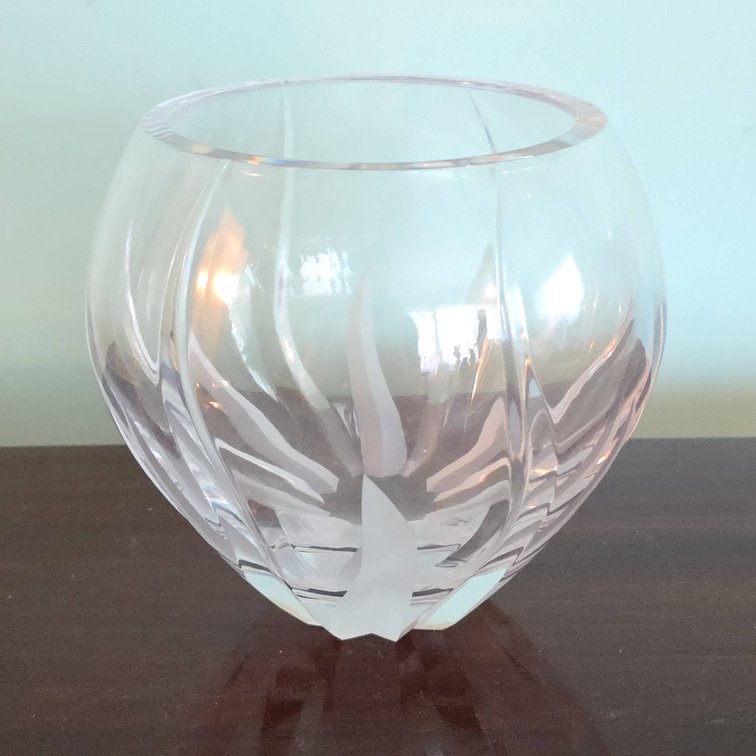 Mikasa Flame D'Amore 5.5" Lead Crystal Vase