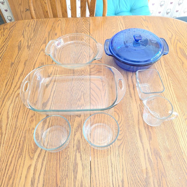 Anchor Hocking Glass Bakeware and Ovenware Set, 8 Pieces