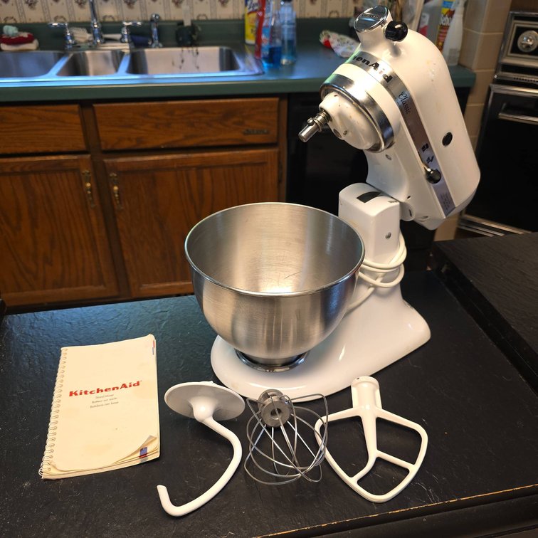 KitchenAid Classic Stand Mixer with Attachments and Manual, Working Condition
