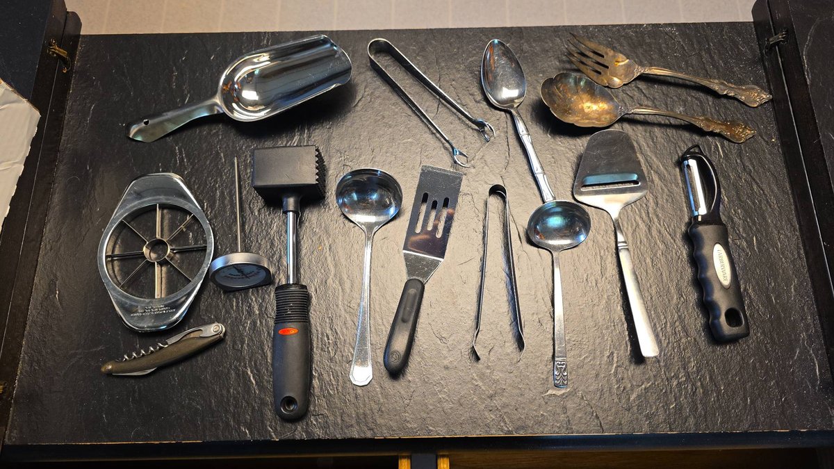 Kitchen Utensils Lot: GoodCook, VOLRATH Stainless, Farberware, Assorted