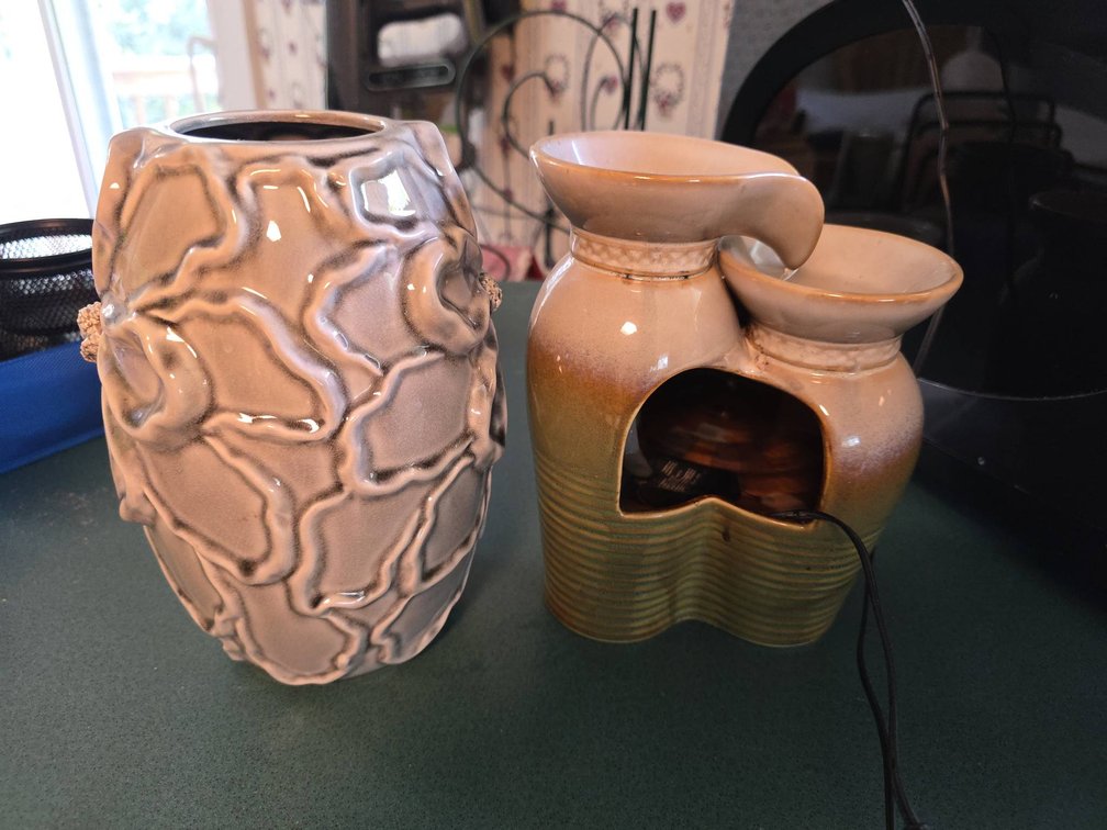 Ceramic Vase and Water Fountain