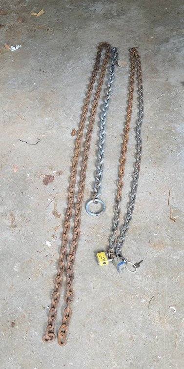 Steel Chains up to 10 Feet with Two Padlocks and Key