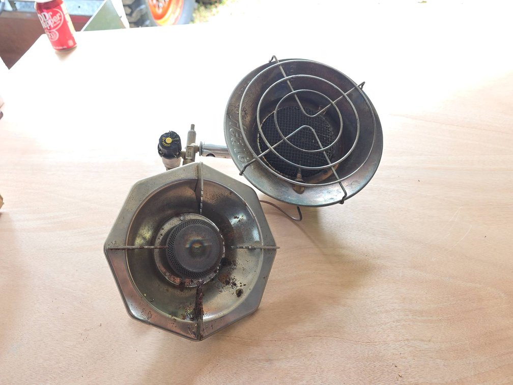 Two-Piece Portable Gas Camping Stove and Heater