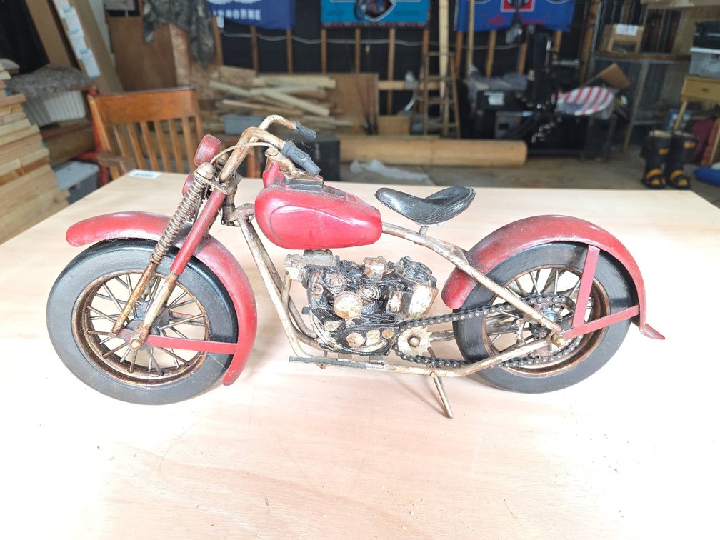 Harley-Style Metal Motorcycle Model