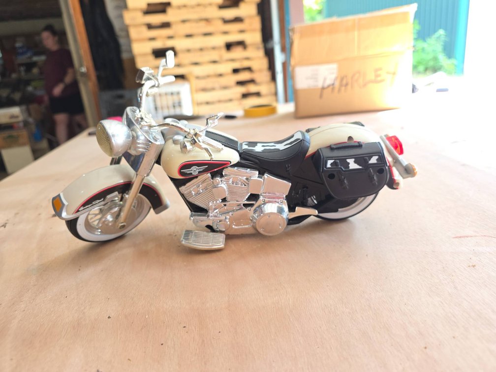Harley-Davidson Heritage Softail Diecast Motorcycle Model by Empire Mfg. Inc.