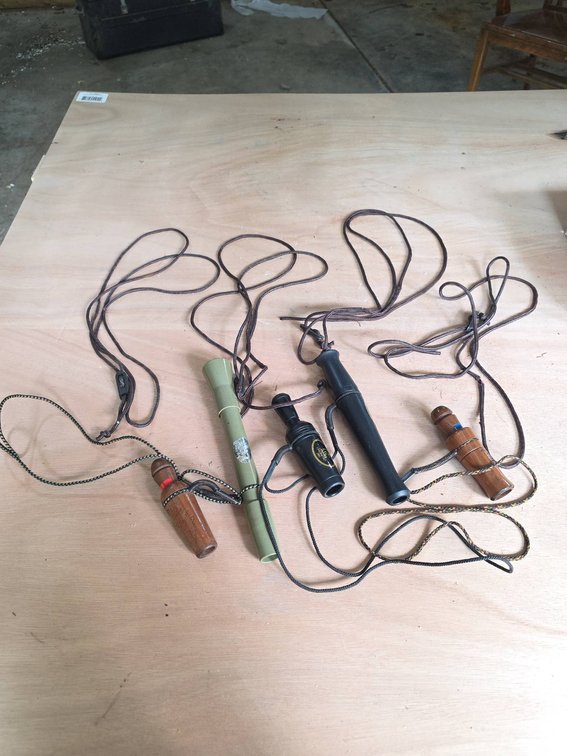 Duck Calls Including Mallardtone, Double Tone, and Ducks Unlimited 1991