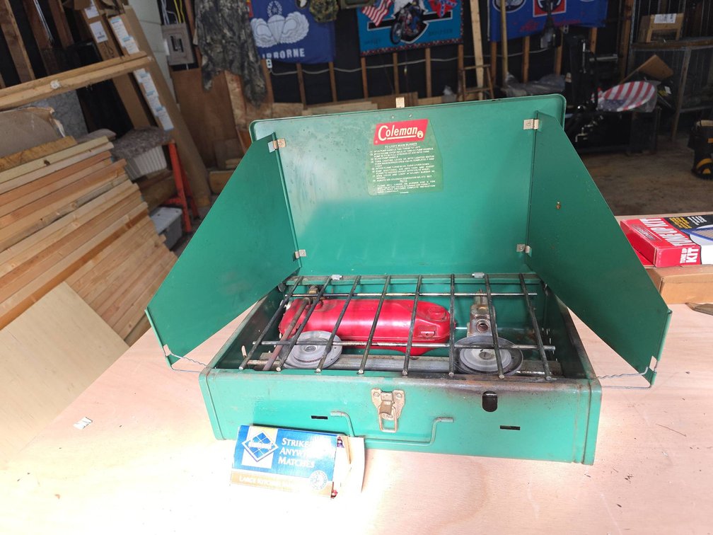 Coleman 425F Two-Burner Camp Stove, Wichita Kansas USA
