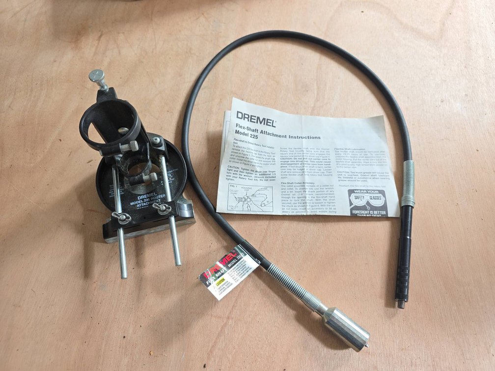 Dremel Model 230 Router Attachment with Flex-Shaft Attachment Model 225