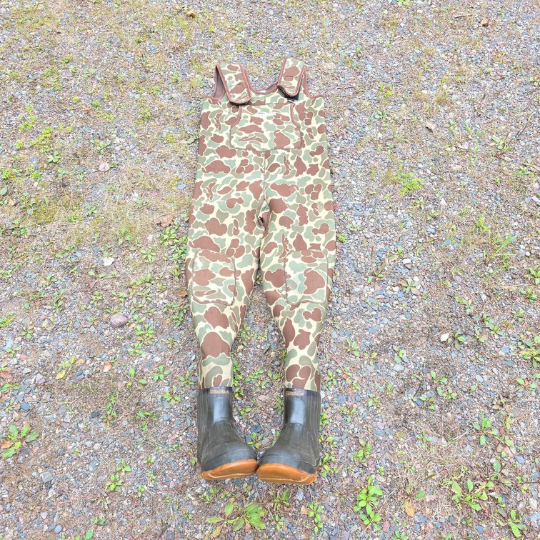 Hodgman Neoprene Camo Chest Waders with Thinsulate Boots, Size Large