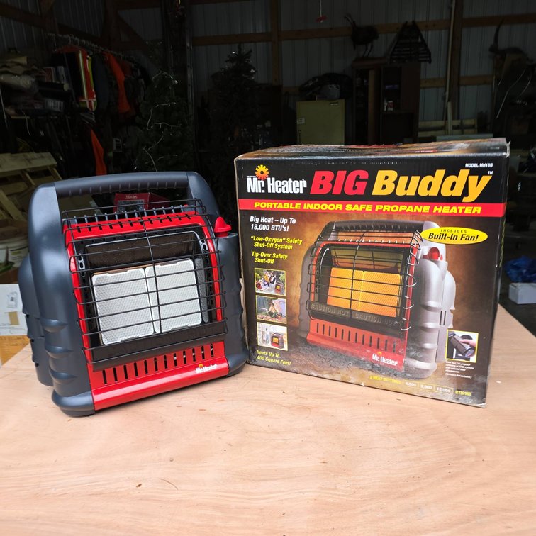 Mr. Heater Big Buddy Portable Indoor Safe Propane Heater Model MH18B
