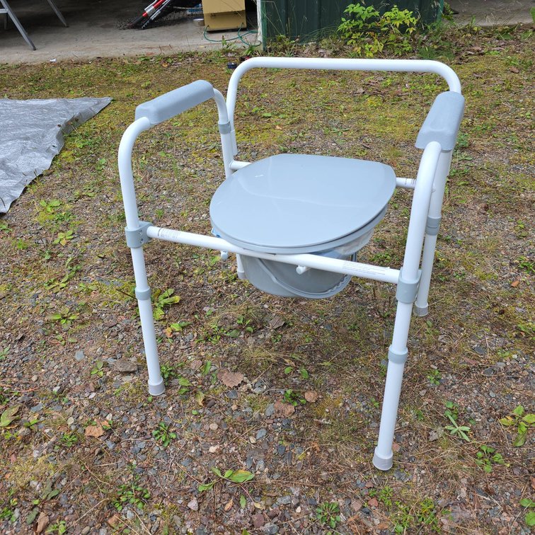 Guardian Folding Steel Commode Elongated, Model G1-200LX1
