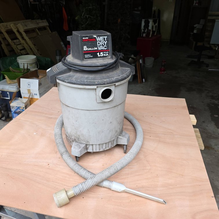 Sears Craftsman 8 Gallon Wet Dry Vac, 1.5 HP Peak Power, Double Insulated