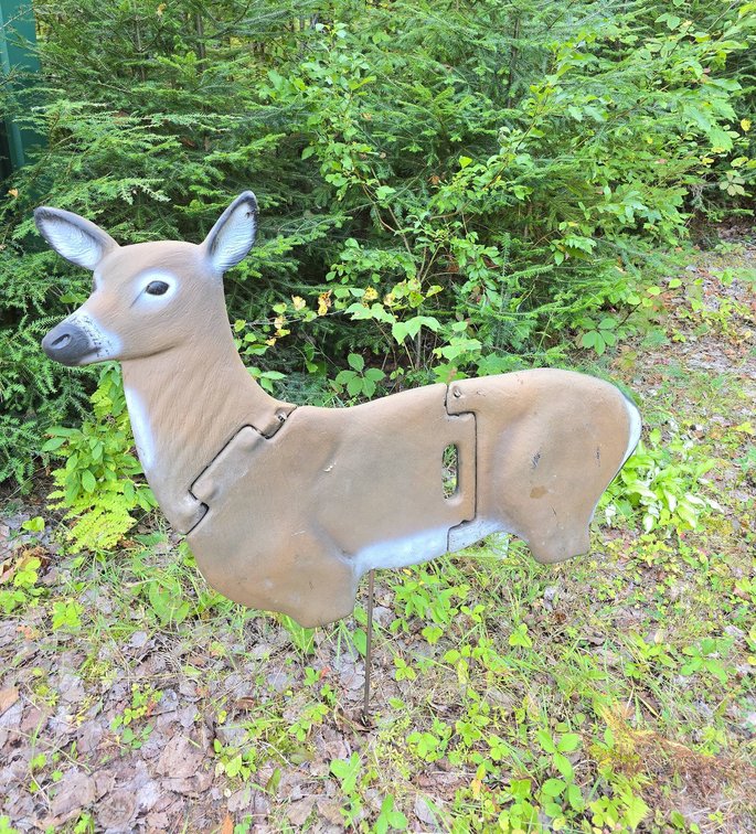 Deer Decoy Target, Approximately 44" Long and 47" Tall