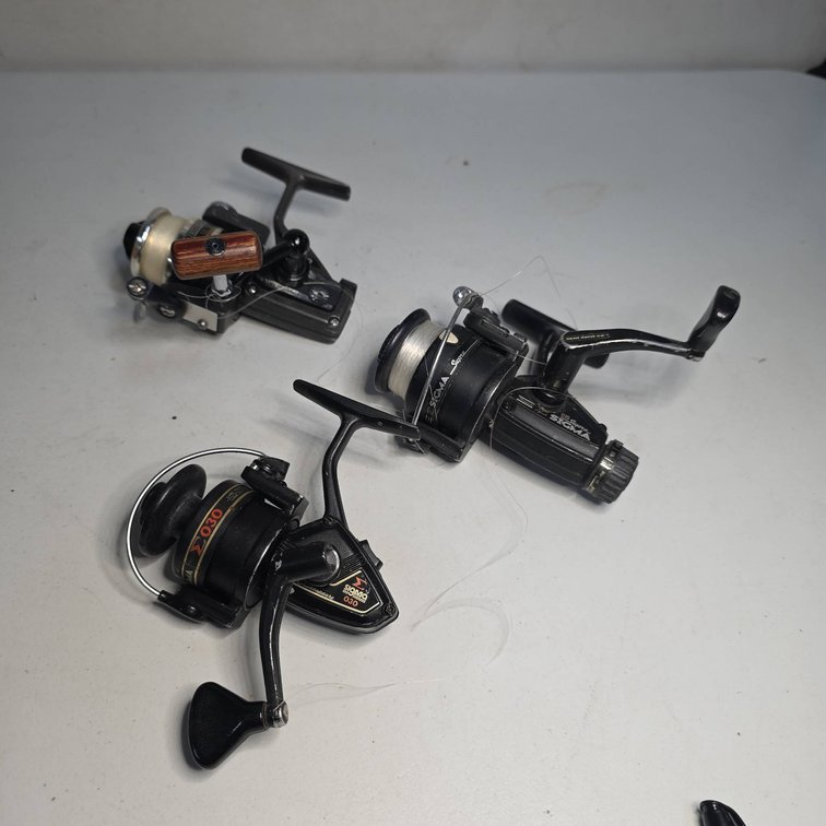 (3) Spinning Reels, Shakespeare Sigma 030 and 035 Supra, Daiwa BG10
