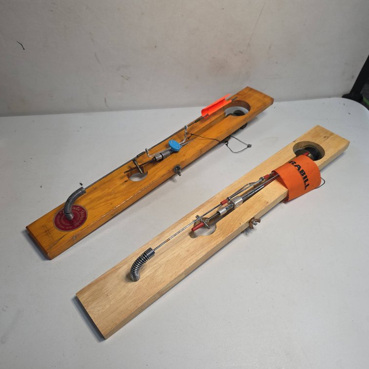 (2) Ice Fishing Tip-Ups, Including Beaver Dam and Frabill